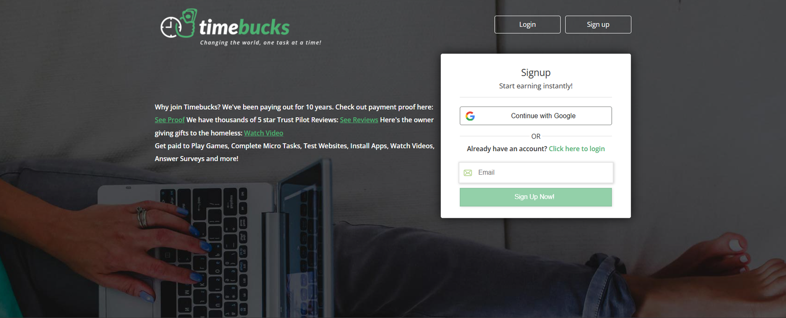 Timebucks usa